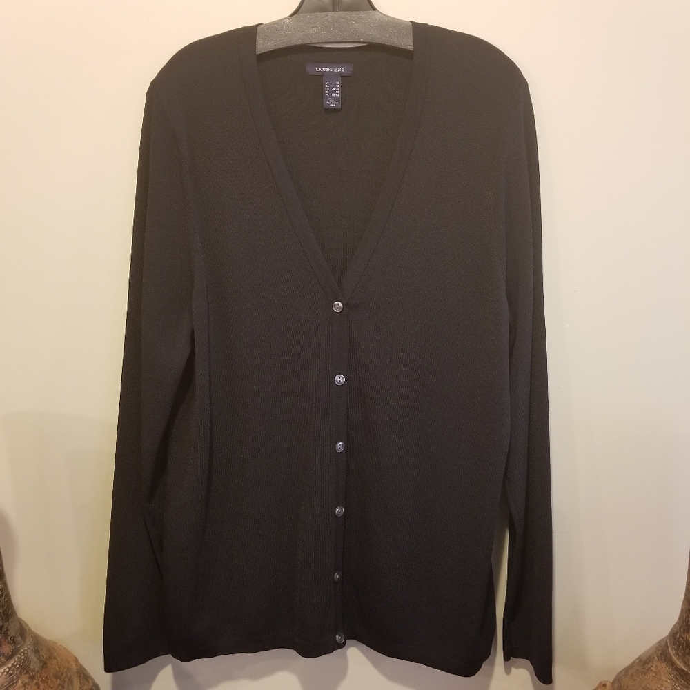 Lands' End Cardigan size 1X